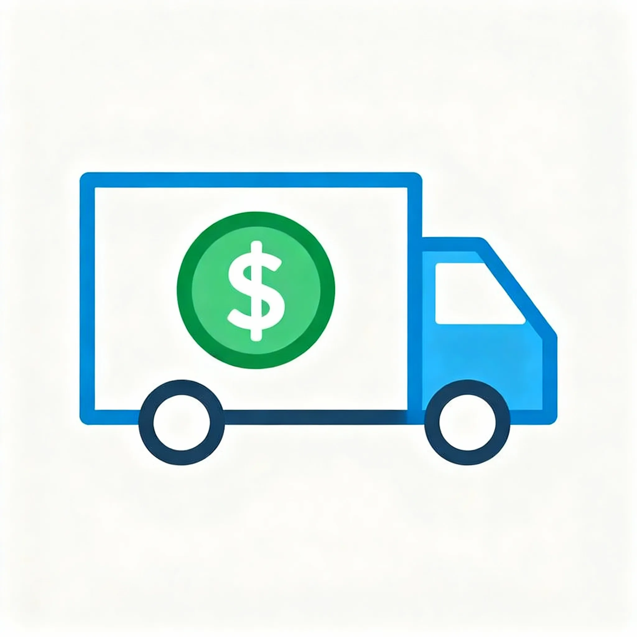 Ícone de Frete com Pagamento na Entrega